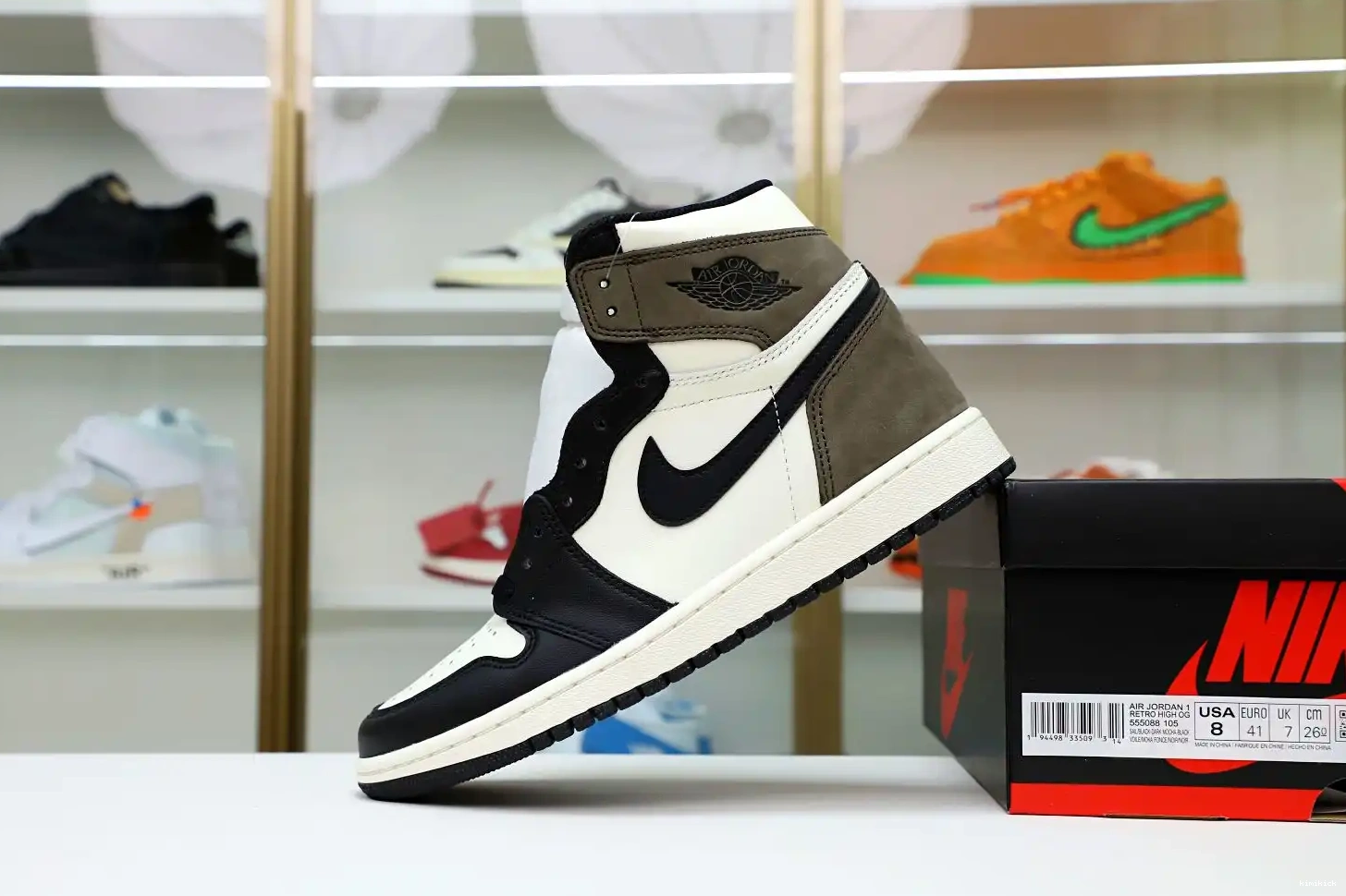 1 HIGH JORDAN 'DARK RETRO AIR MOCHA' OG Kimikick 0504